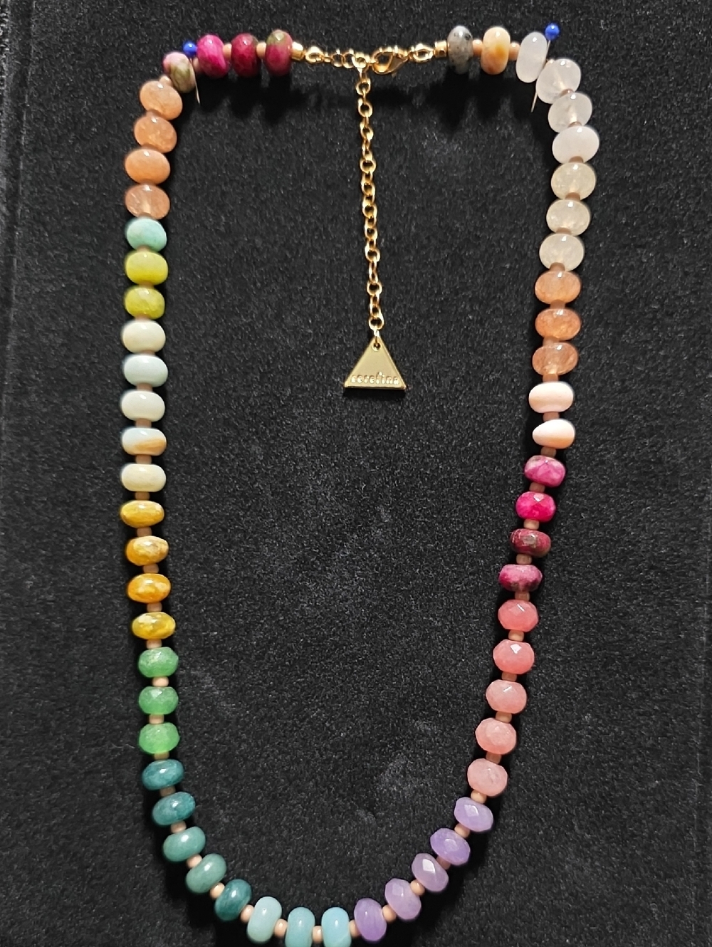 Anthropologie X Serefina Rainbow Beaded Necklace (Women Jewelry)